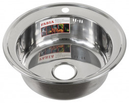 Мойка врезная FABIA 510 Мойка врезная круглая ЭКОНОМ 51 см