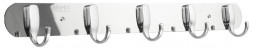 Кронштейн настенный 5 крючков BRIMIX 575 Крючок для полотенца на планке 5шт