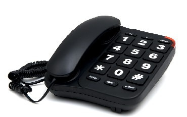 Телефон проводной ВЕКТОР 545/08 BLACK