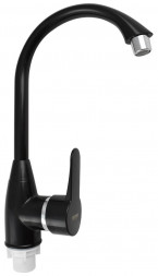 Смеситель для кухни BRIMIX 465 Смеситель на кухню, боковой, шаровый из высокопрочного пластика АБС ЧЁРНЫЙ