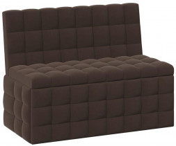 Скамья прямая BONMEBEL Скамья прямая Темпо ткань коричневая (1 пак.)