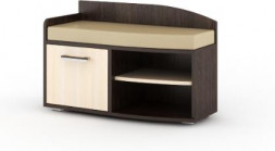 BONMEBEL Тумба Виктория 25 - венге-дуб молочный/КЗ бежевый (2 кор.)