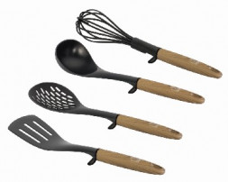 Наборы куххонных принадлежностей BERLINGER HAUS BH-6219 Ebony Maple Collection Набор кухонных принадлежностей 4пр