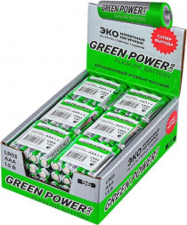 Батарейка GREEN POWERlab LR03 AAA БОКС96 Alkaline 1.5V (96/384) GREEN POWERLAB (00-00034161) LR03 AAA БОКС96