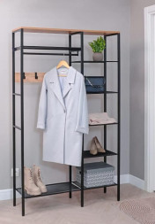 Гардеробная система ЗМИ Гардеробная система "ТОРОНТО 48Л" (Черный) ГСТ48Л Ч