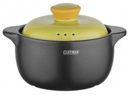 Кастрюля GUFFMAN C-06-020 керамическая с крышкой, 3 л.