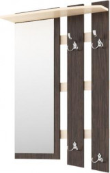 Мебель для прихожих BONMEBEL Виктория 25 Вешалка венге/дуб молочный (1 кор.)