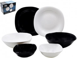 Столовый набор LAVENIR 18PC LFP WHITE/BLACK (99207)