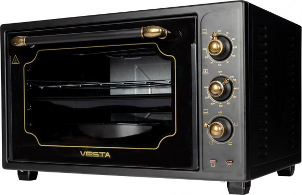 Мини печь VESTA MP-V 2336 PL Чер/Чер Retro