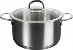 Кастрюля KUKMARA SF-CA4022G SAFIA нерж 4,0л стекл/кр