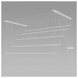 хоз. Принадлежности РОССИЯ сушилка для белья 1,9м (5 стержней) "Лиана" потолочная (171123)