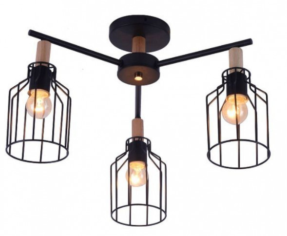 Светильник ESCADA 469/3PL E27*60W Black