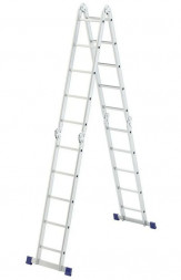 Лестница СИБРТЕХ Лестница шарнирная алюминиевая, 4х4, Россия 97882