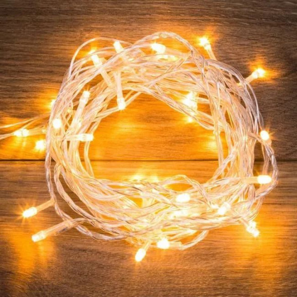Гирлянда NEON-NIGHT (303-176) ГИРЛЯНДА &quot;ТВИНКЛ ЛАЙТ&quot; 6 М, ПР-Й ПВХ, 40 LED, ТЕПЛЫЙ БЕЛЫЙ