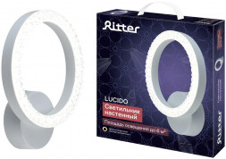 Светильник настенный светодиодный бра RITTER 51640 2 LUCIDO 16Вт белый
