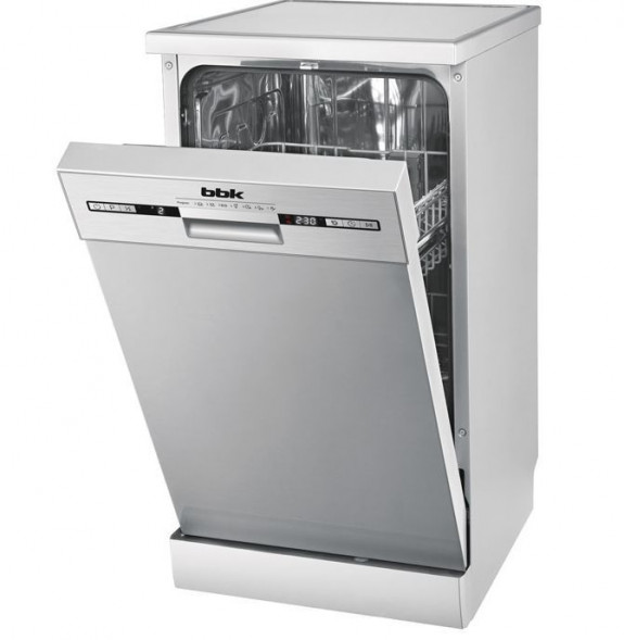 Посудомоечная машина BBK 45-DW119D серебро