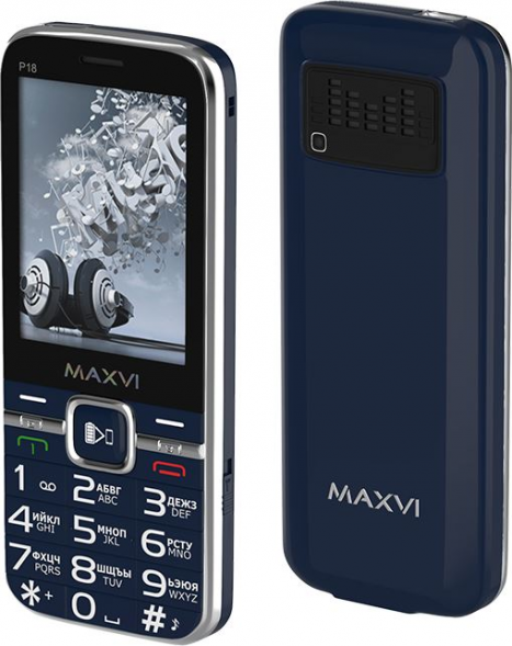 Телефон мобильный MAXVI P18 Blue