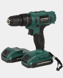 Дрель-шуруповерт аккумуляторная FAVOURITE OBS 21 DC SET PROMO, 21В, 1.5Ач, 0-500/0-1800 об/мин, 40 Hm, 18+1 кейс в комплекте: ЗУ, 2*АКБ 1.5 Ач