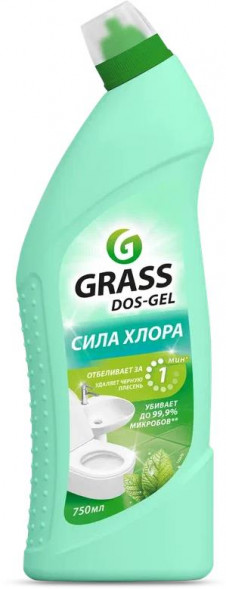 GRASS 125679 DOS GEL универсальный гель Мятная сила (флакон 750мл)