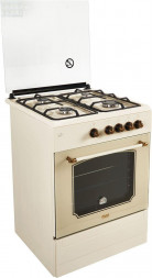 Плита газовая MIU 6017 GKRPCH Ретро бежевая