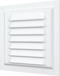 Решетка ERA 1515МЭ, Решетка вентиляционная вытяжная стальная с покрытием полимерной эмалью 150х150 (6)