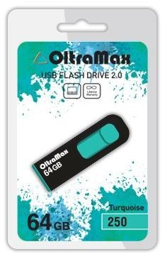USB флэш-накопитель OLTRAMAX OM-64GB-250-бирюзовый