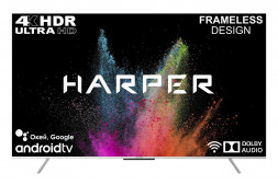LED-ТЕЛЕВИЗОР HARPER 75U770TS UHD-SMART Безрамочный