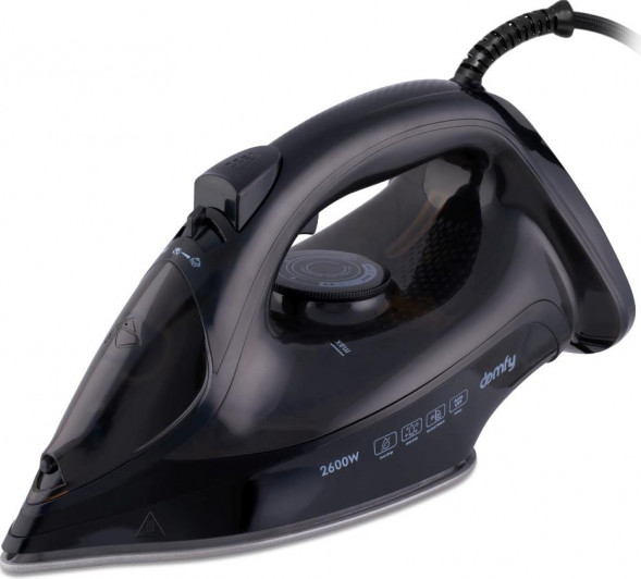 Утюг DOMFY DSB-EI603, 2600Вт, черный