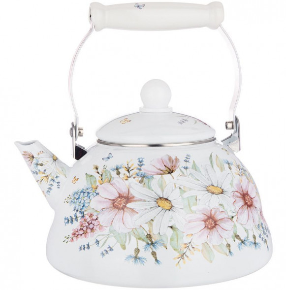 Чайник AGNESS 934-432 ДВОРЦОВЫЙ ПАРК эмал. 3л