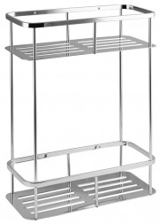 Полка прямоугольная TITAN 77360 Полочка прямоугольная с литым дном двойная