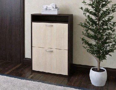 Обувница VENTAL Комфорт К-2 венге/бел.дуб