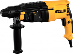 Перфоратор электрический DENZEL Перфоратор электрический RHB-800-26, SDS-plus, 800 Вт, 3 Дж, 4 реж.// DENZEL Перфоратор электрический RHB-800-26, SDS-plus, 800 Вт, 3 Дж, 4 реж.//