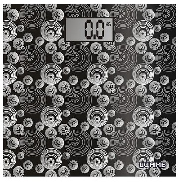 весы LUMME LU-1305 черный/круги