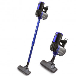 Пылесос GINZZU VS117 черный/синий