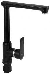 Смеситель для кухни BRIMIX 467 Смеситель на кухню, боковой Г-образный, шаровый из высокопрочного пластика АБС ЧЁРНЫЙ