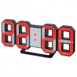 часы PERFEO (PF_B4927) "LUMINOUS 2" черный/красный