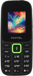 Телефон мобильный FONTEL FP200 черно-зеленый FONTEL FP200 черно-зеленый