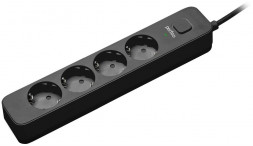 сетевой фильтр PERFEO (PF_C3960) POWER STREAM - 4 роз - 3,0 м - черный