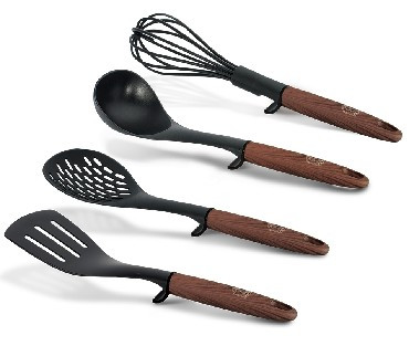 Наборы куххонных принадлежностей BERLINGER HAUS BH-6228 Ebony Rosewood Collection Набор кухонных принадлежностей 4пр.