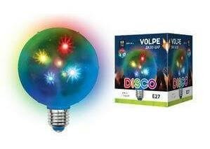 Светильники-проекторы VOLPE (UL-00002763) ULI-Q310 1,5W/RGB/Е27 ДИСКО ШАР 3D