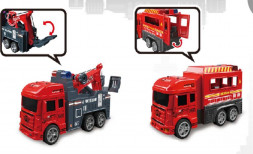 Игрушка РЫЖИЙ КОТ Машинка инерционная, размер 13х4,5х7см, пластик, микс МИ-7493 ПП-00210173