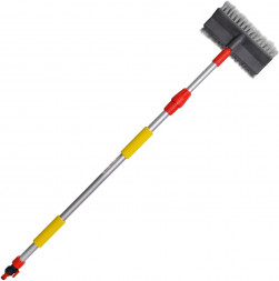 Щетка CLIM ART CA-SB-06 телескопическая с краном, щеткой 25см, мягкой щетиной 100-170см (CLA00176)