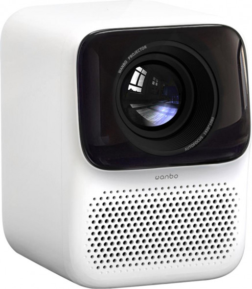 Видеопроектор WANBO Projector T2 Max (обновлённая версия, Android 9.0, 1+16G, 1080P, 4К декодирование, EU, белый)