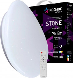 Светодиодный настенно-потолочный светильник КОСМОС KSSton75W белый