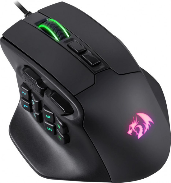 Мышь REDRAGON (71276) Aatrox черн,15кн,12400dpi черный