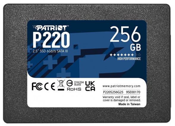 PATRIOT SSD жесткий диск SATA2.5 256GB P220 P220S256G25