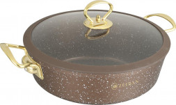 Жаровня с крышкой ZEIDAN Z-501027 Bronze