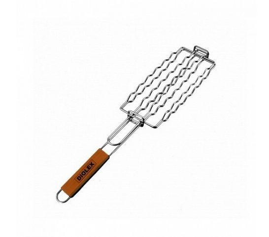 Решетка DIOLEX DX-S2003 для сосисок с хромированным покрытием 24х9х3см