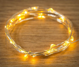 Электрогирлянды NEON-NIGHT (303-001) Гирлянда светодиодная Роса 2 м желтый