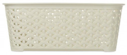 Корзина HOBBY LIFE HL041252IV Корзина RATTAN слоновая кость 21.3х29х11см